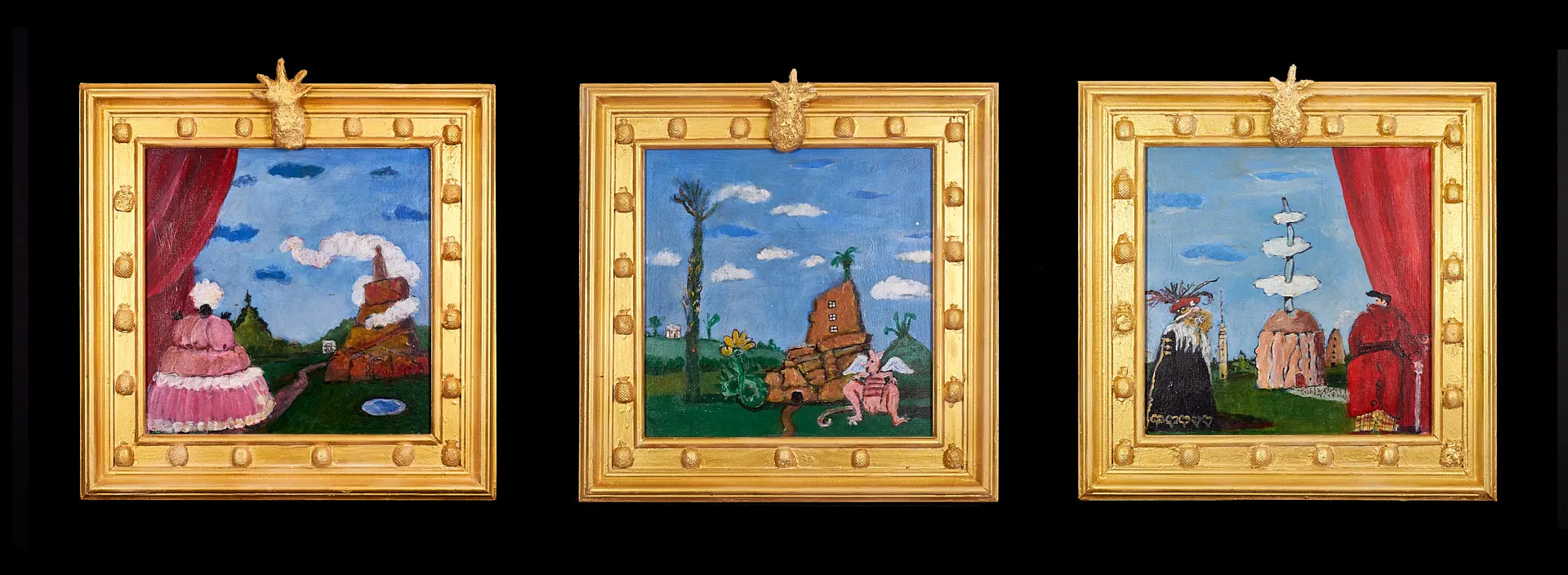 Theatre Landscape Tryptich